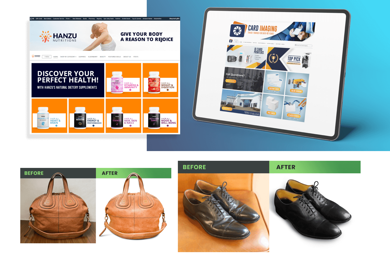 Ecommerce Design Samples | UpCierge