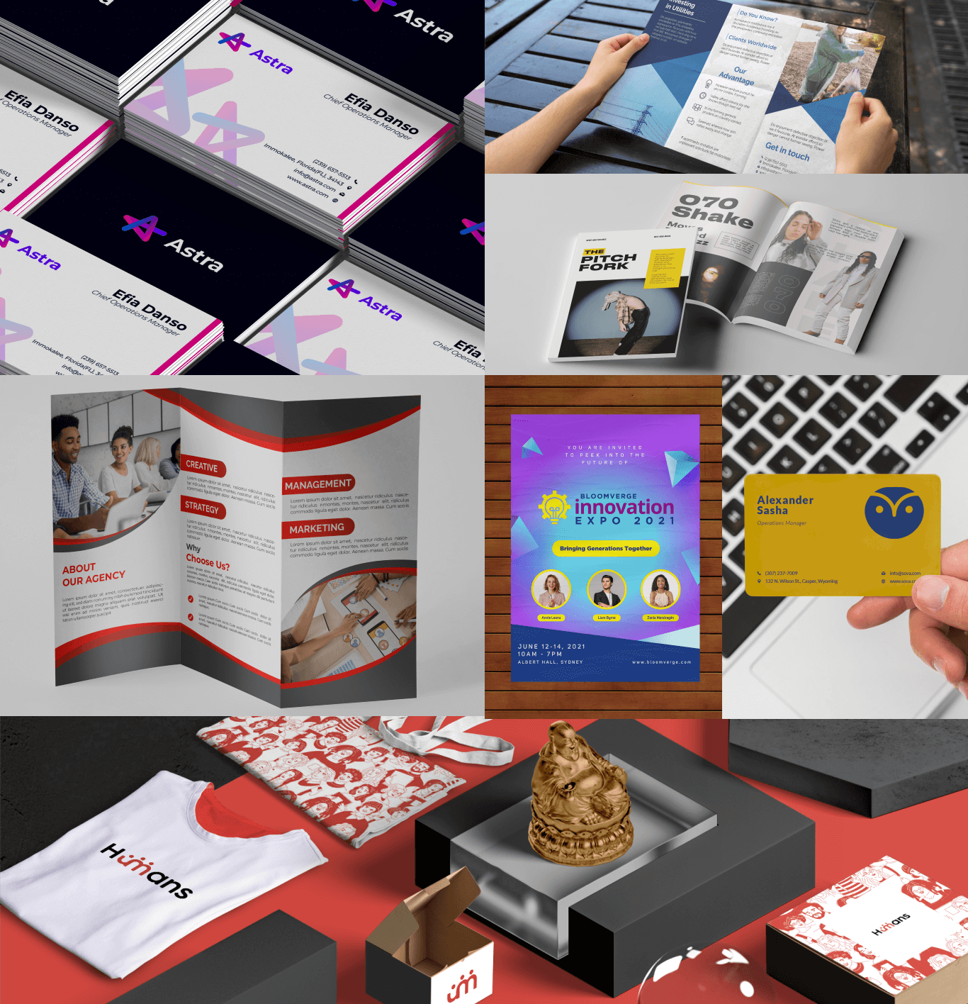 Print Design Samples | UpCierge