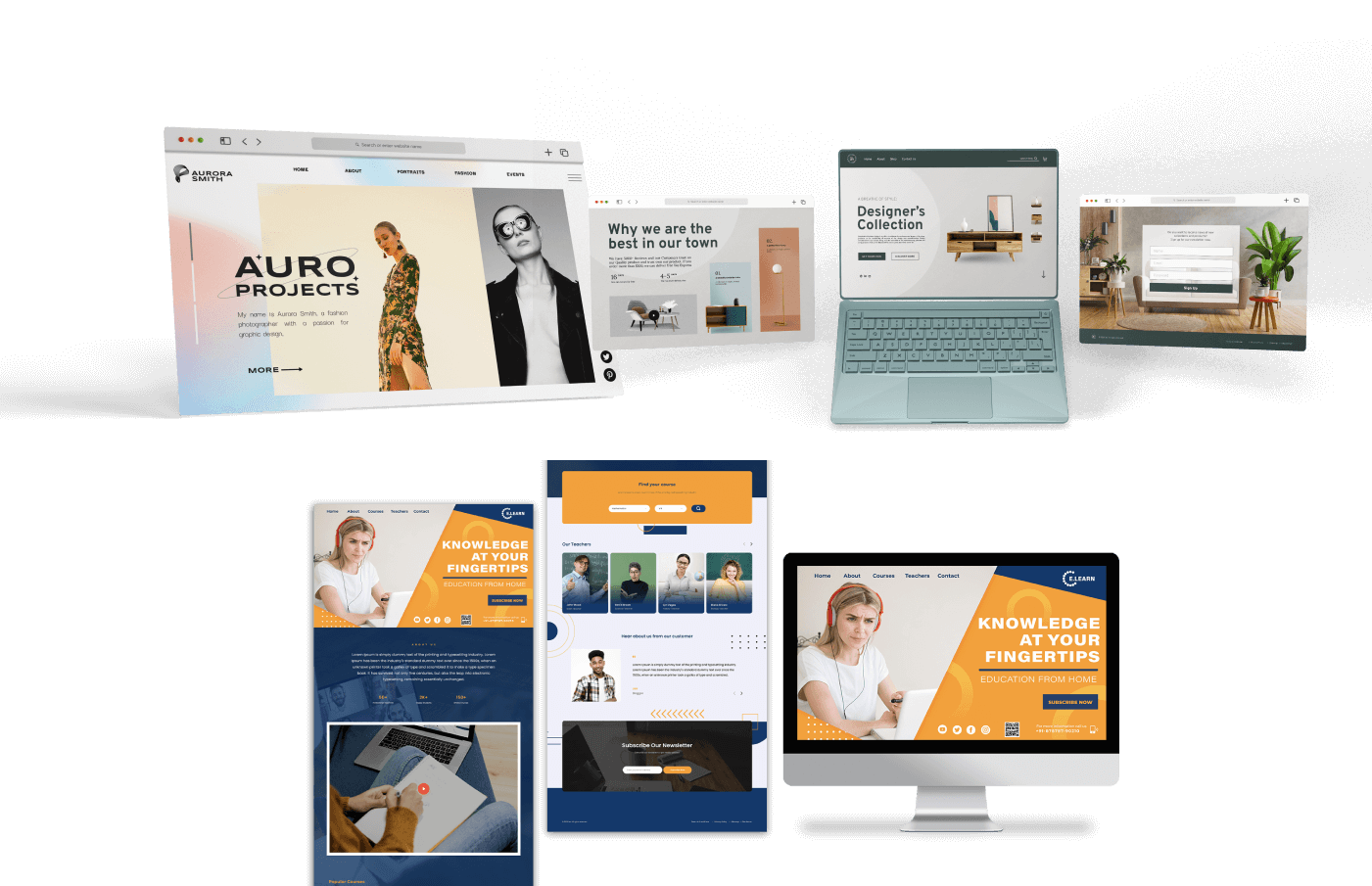 Web Design and Development Samples | UpCierge